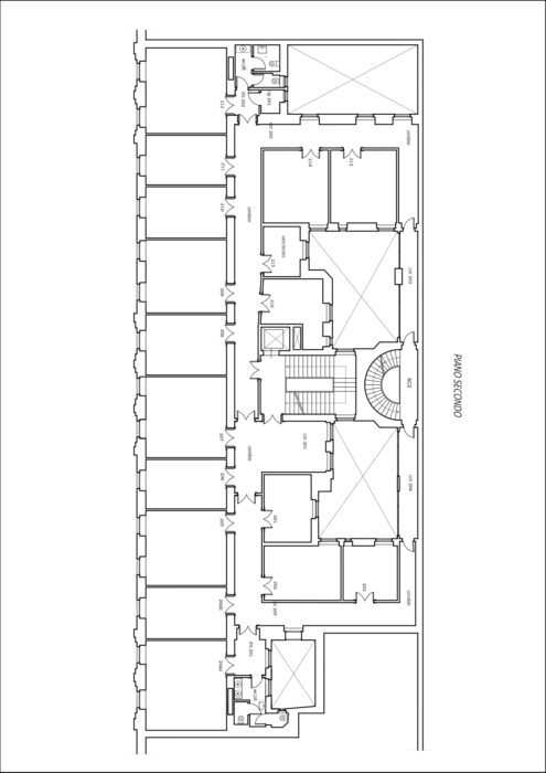 Trieste (TS) – Edificio Storico in Via Milano Pianta principale