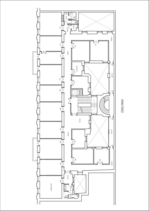 Trieste (TS) – Edificio Storico in Via Milano Pianta principale