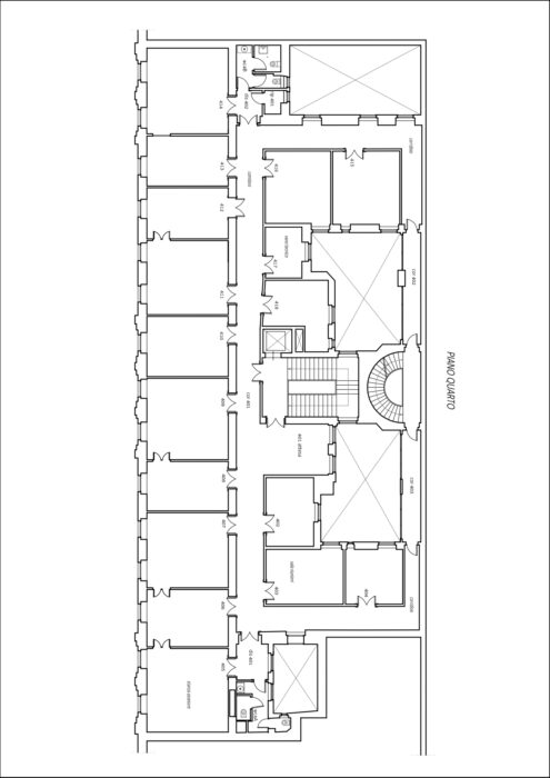 Trieste (TS) – Edificio Storico in Via Milano Pianta principale