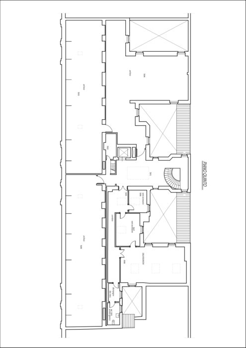 Trieste (TS) – Edificio Storico in Via Milano Pianta principale