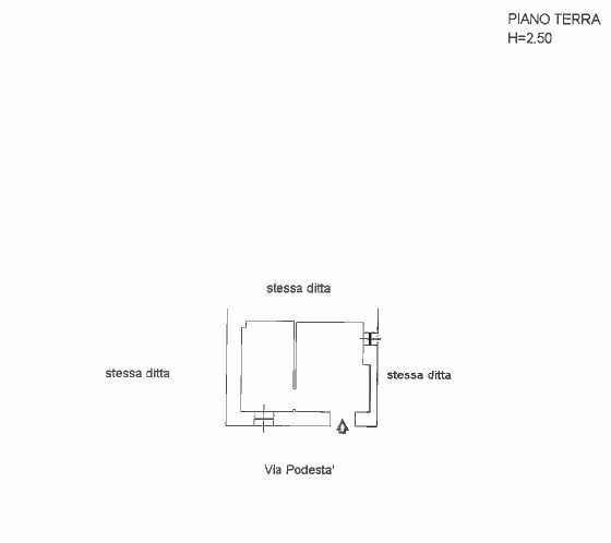 Masone (GE) – VILLA PODESTA’ Pianta principale