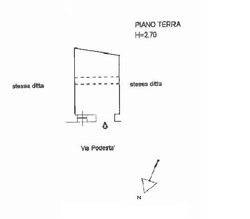 Masone (GE) – VILLA PODESTA’ Pianta principale