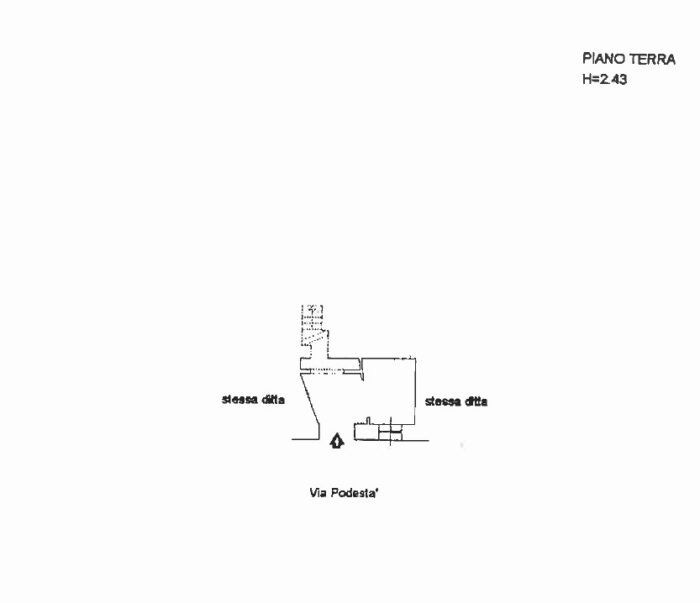 Masone (GE) – VILLA PODESTA’ Pianta principale