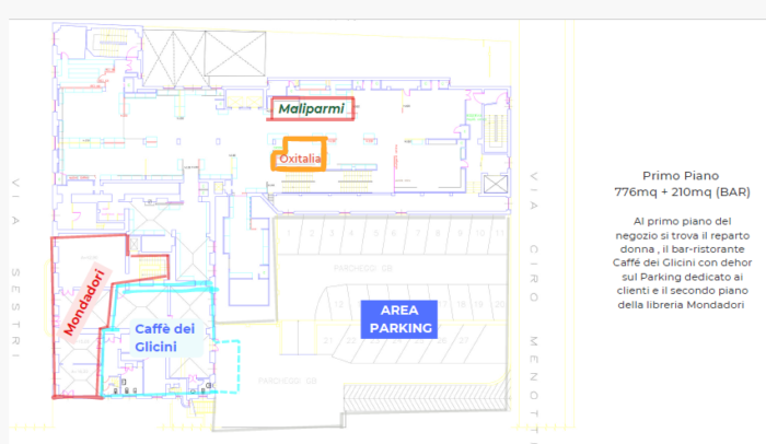 GENOVA (GE) – PALAZZO BAGNARA LOMELLINI Pianta principale