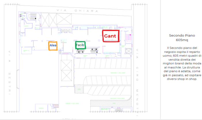 GENOVA (GE) – PALAZZO BAGNARA LOMELLINI Pianta principale