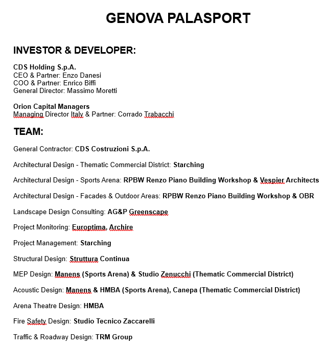 Genova (Ge) – Palasport di Genova