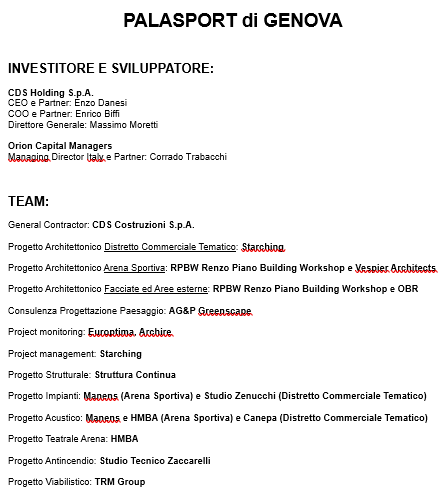 Genova (Ge) – Palasport di Genova