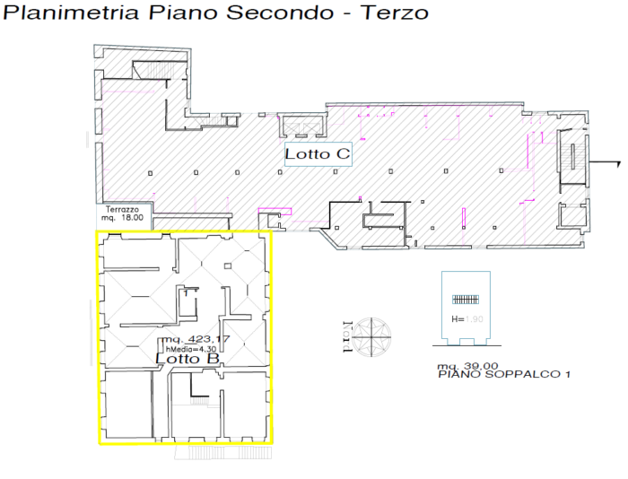 GENOVA (GE) – PALAZZO BAGNARA LOMELLINI Pianta principale