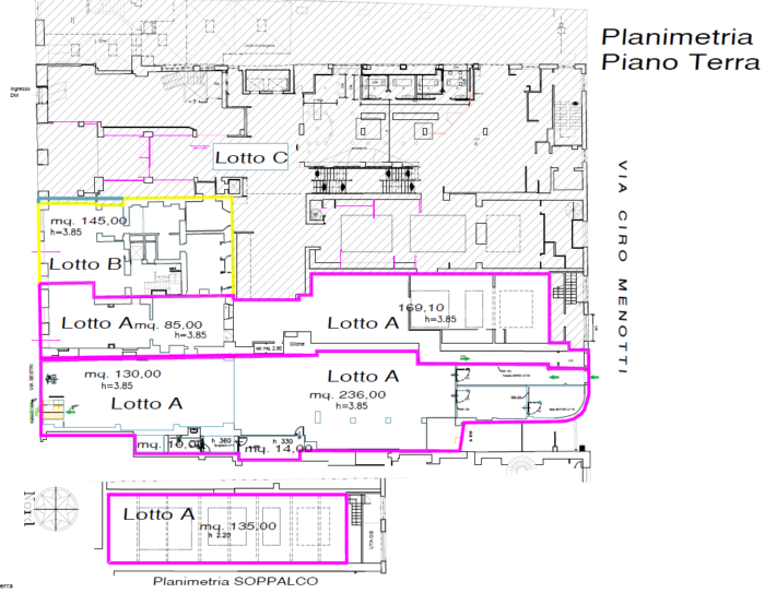 GENOVA (GE) – PALAZZO BAGNARA LOMELLINI Pianta principale