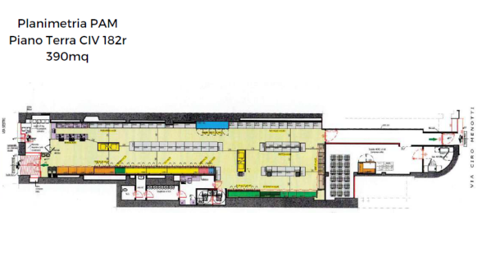 GENOVA (GE) – PALAZZO BAGNARA LOMELLINI Pianta principale