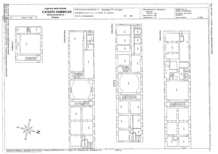 PISTOIA (PT) – VILLE SBERTOLI Pianta principale