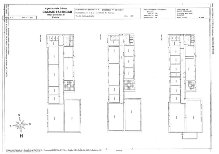 PISTOIA (PT) – VILLE SBERTOLI Pianta principale