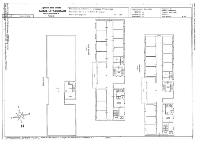 PISTOIA (PT) – VILLE SBERTOLI Pianta principale