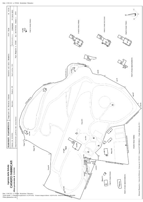 Livorno (LI)- Villa Rodocanacchi e Foresteria via Monterotondo Pianta principale
