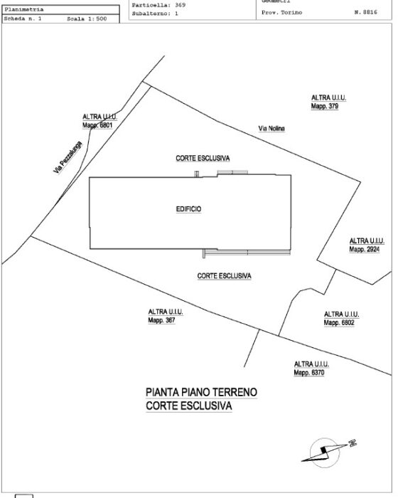 Lavena Ponte Tresa (VA)- Ex Caserma L. Moi Pianta principale