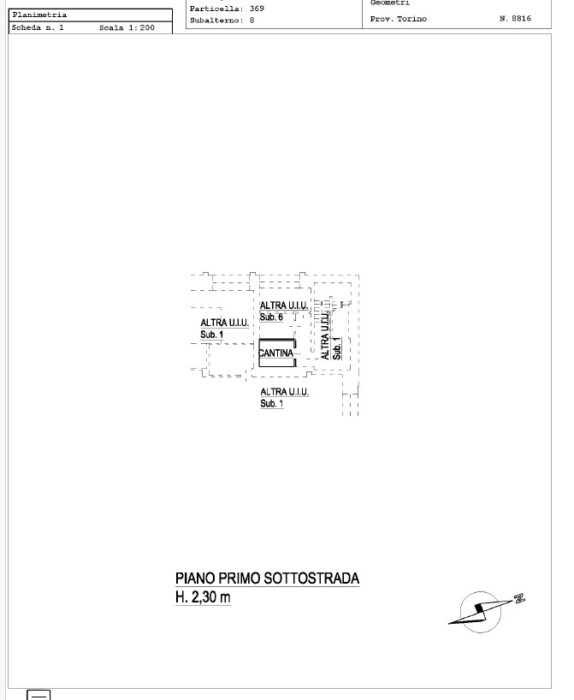 Lavena Ponte Tresa (VA)- Ex Caserma L. Moi Pianta principale