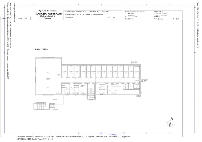 Crocefieschi (GE)- Dimora Storica Pianta principale