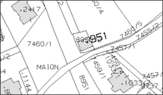 Cortina D’Ampezzo (BL)- Casello di Verocai Pianta principale