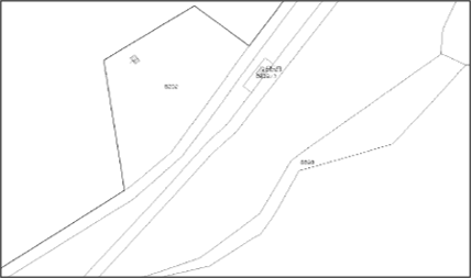 Cortina D’Ampezzo (BL)- Casello di Rufredo Pianta principale