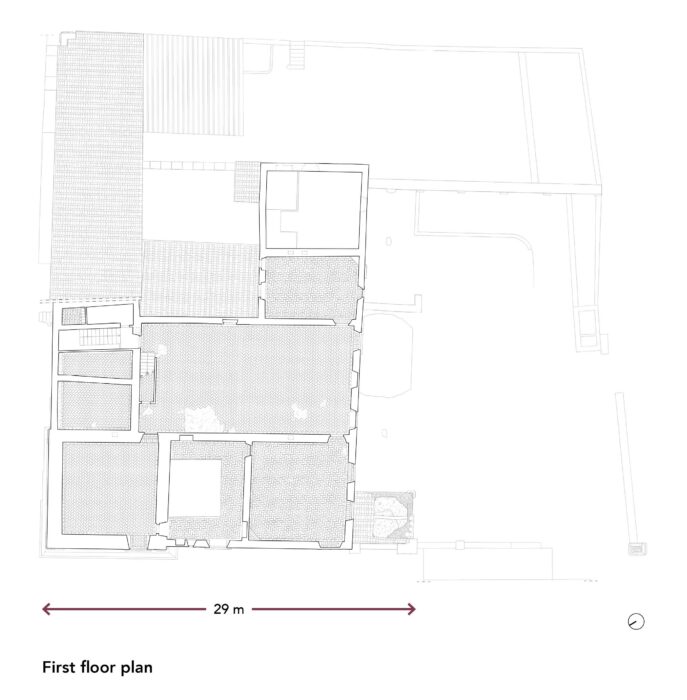 Calenzano (FI)- Torre di Baroncoli Pianta principale