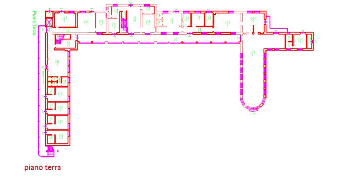 Santa Marinella (RM)- Ex colonia Marina di Santa Severa Pianta principale