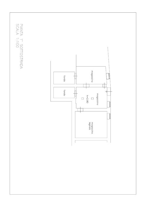 Todi (PG)- Porzione del “Palazzo Atti” (ex trattoria Italia) Pianta principale