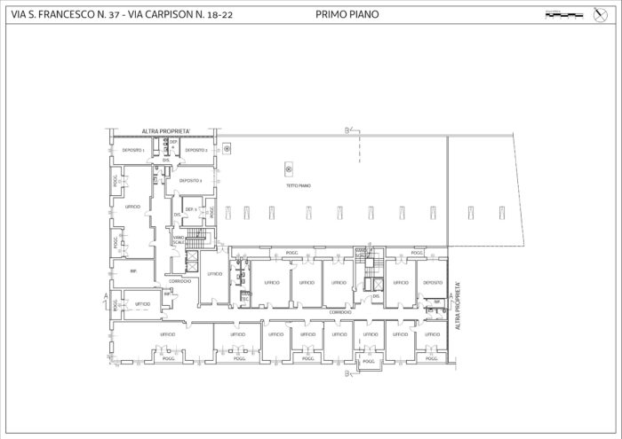 Trieste (TS) – Immobile via San Francesco, 37 Pianta principale