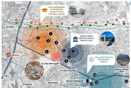 Rome (RM) – Tor Vergata Social Housing – New sustainable residential neighbourhood