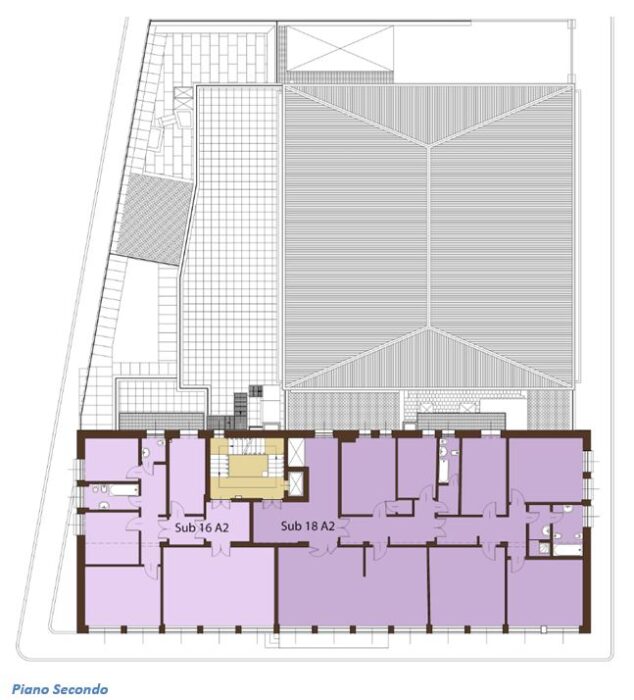 NUORO (NU) – Former Bank of Italy branch floorplan