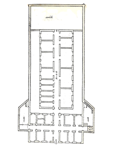 Gallina (RC) – Former Judicial Prison of Gallina floorplan