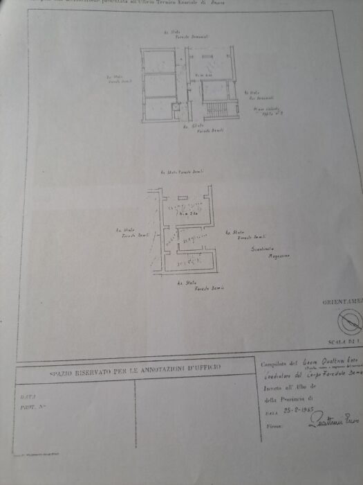 Former State Forestry Corps Barracks, Albacina Station floorplan